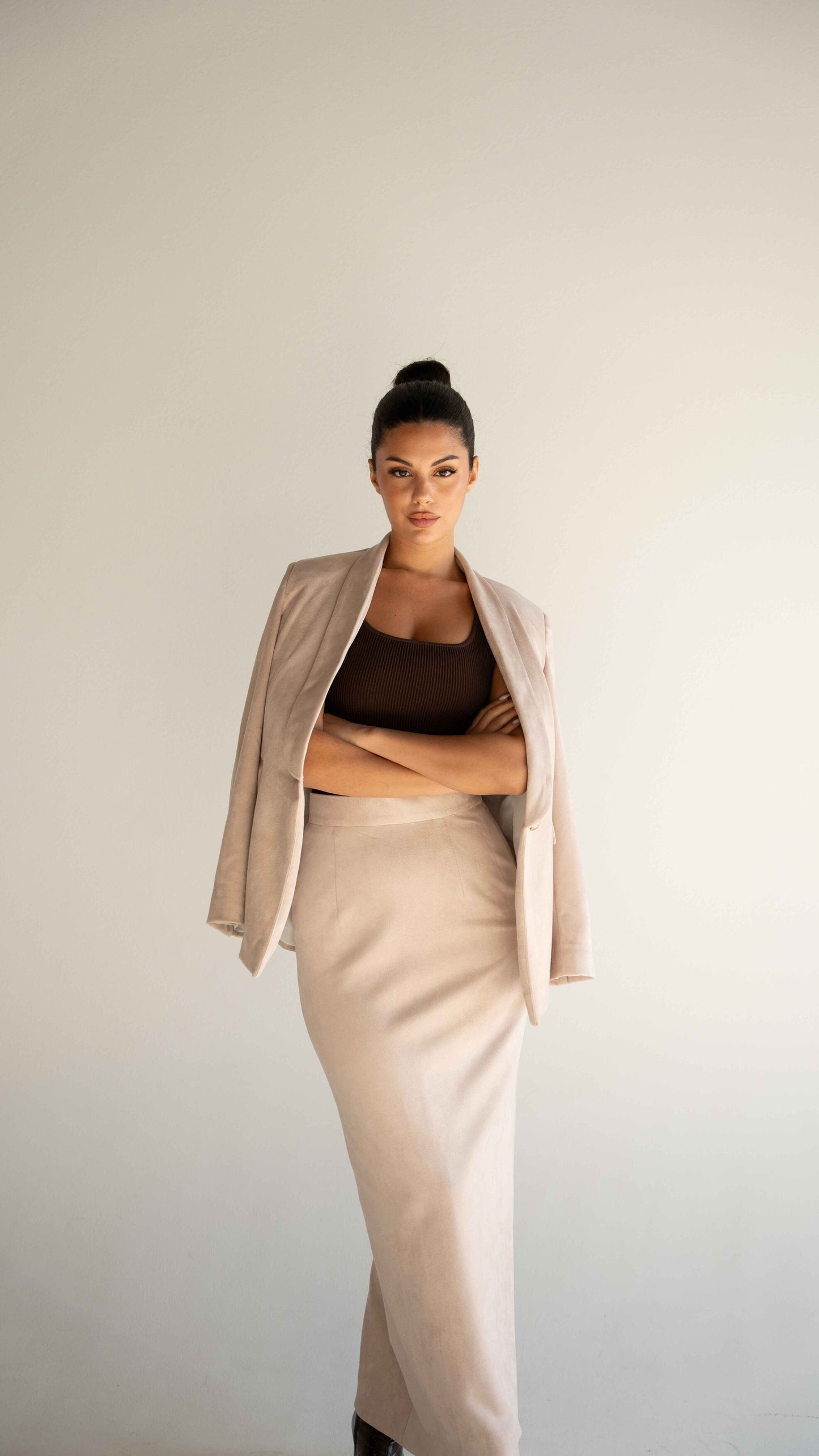 BEIGE SKIRT