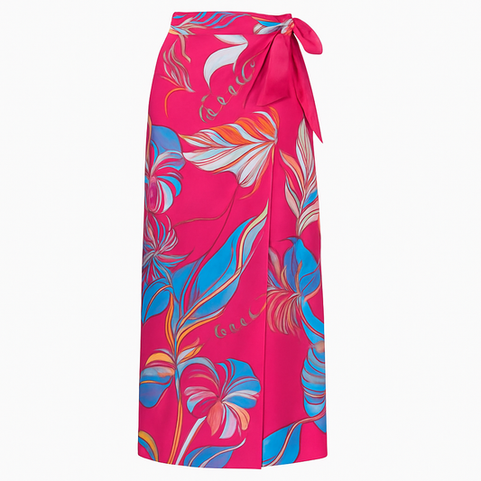 Blushes & Blues Wrap Skirt