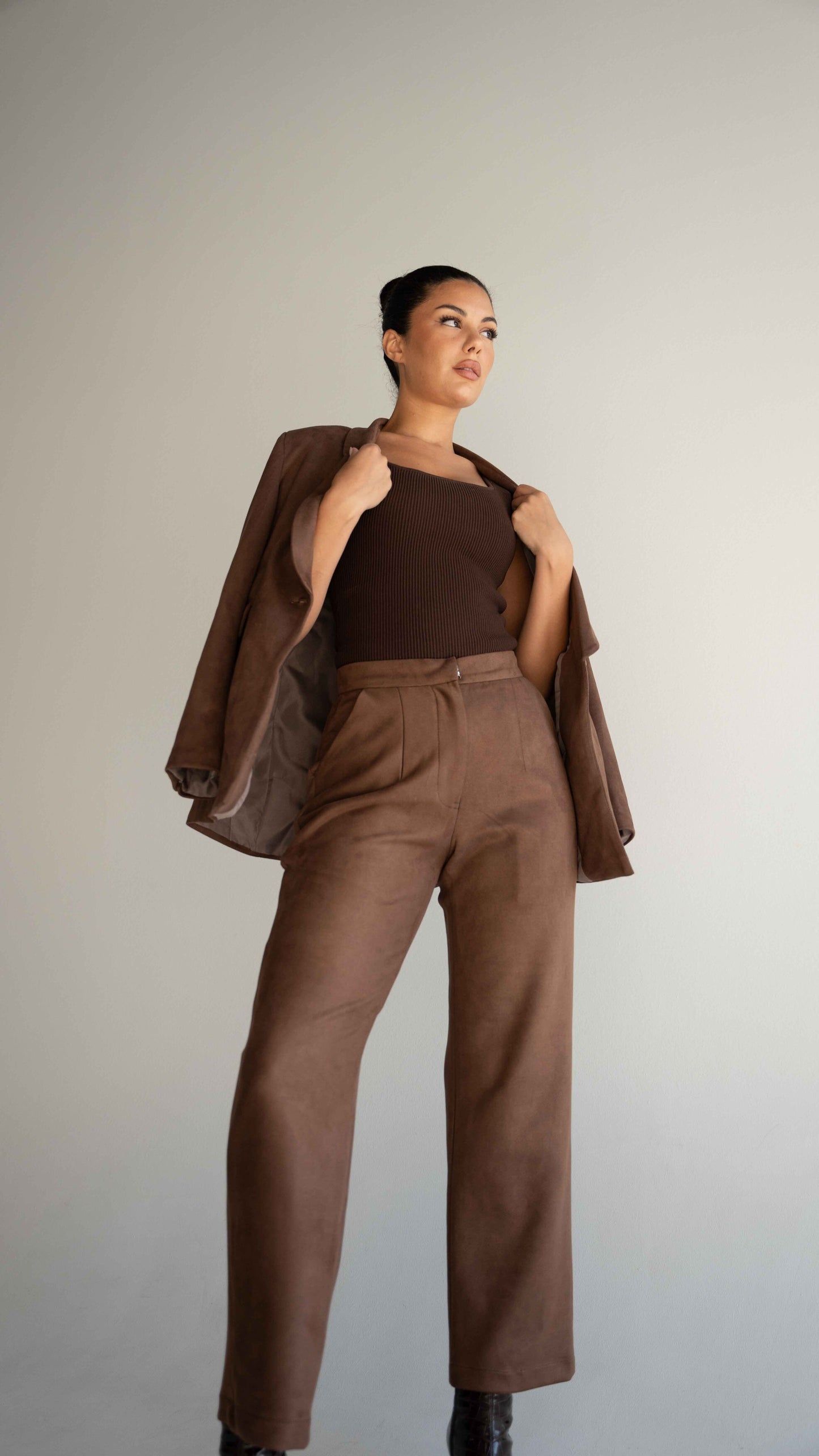 BROWN TROUSERS