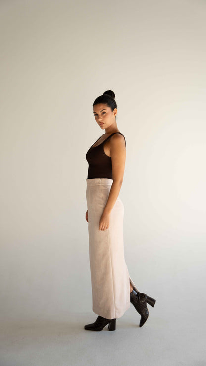 BEIGE SKIRT
