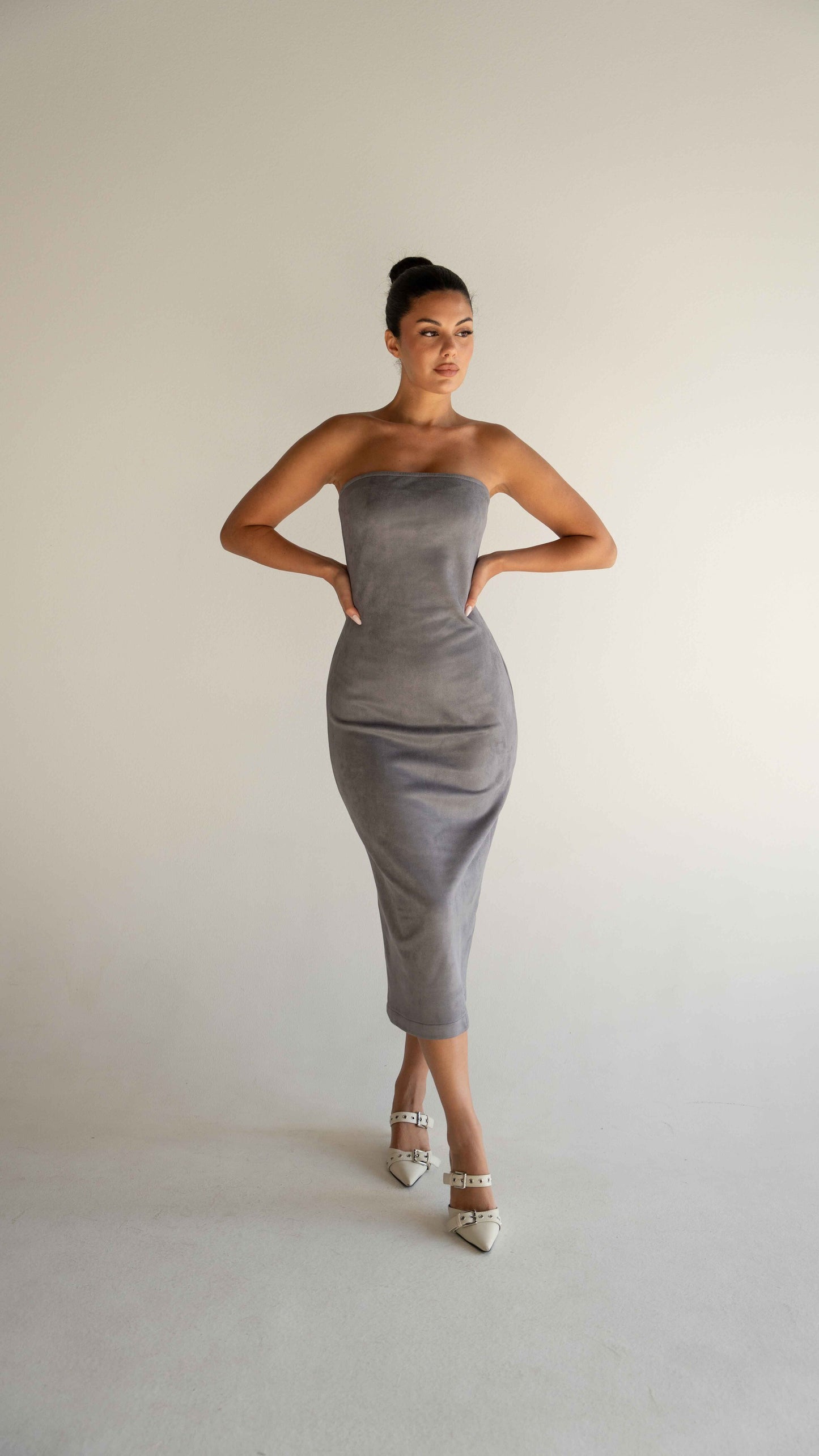 GREY DRESS