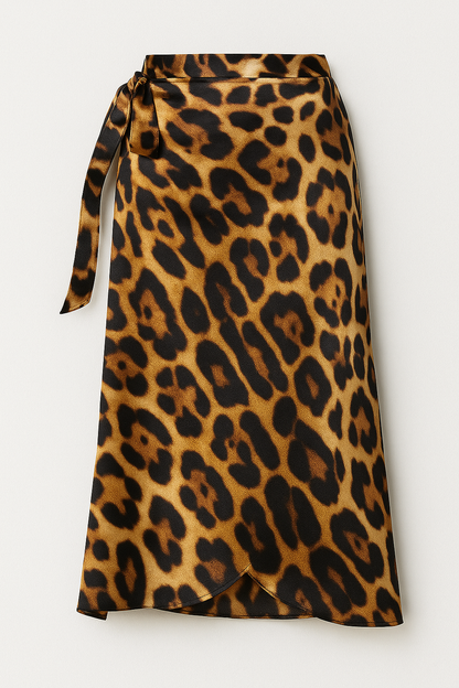 Cheetah Wrap Skirt